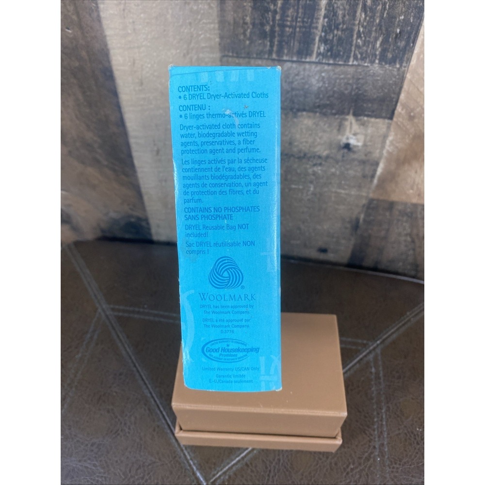 DRYEL At Home Dry Cleaning Cloth Refill Whisper Fresh Scent NEW Sealed 2001 P&G - Picture 6 of 10